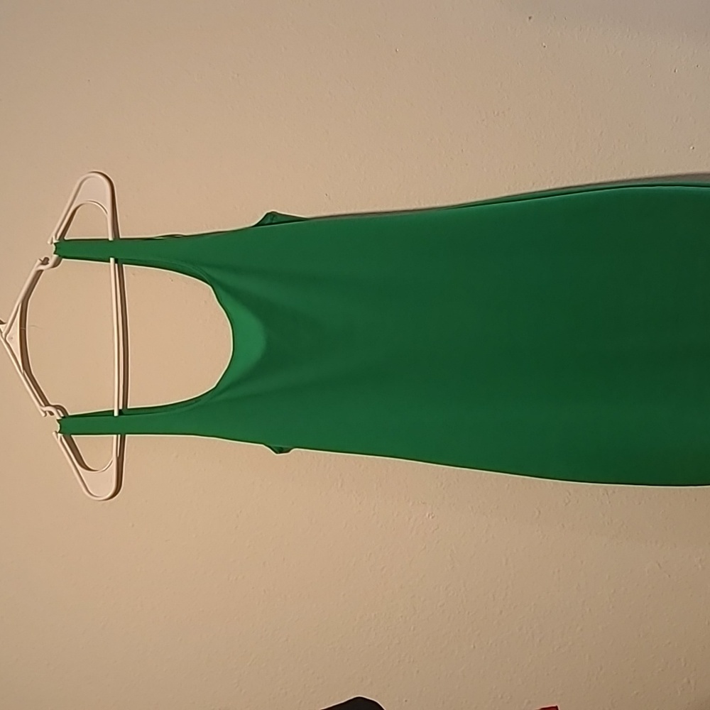 Green bodycon Zara tank dress